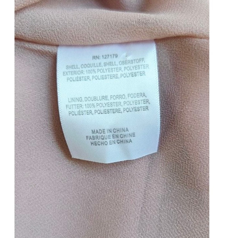 Jenny Yoo Bianca Bridesmaid Dress 10 Medium Whipped Apricot Blush Pink Gown NWT