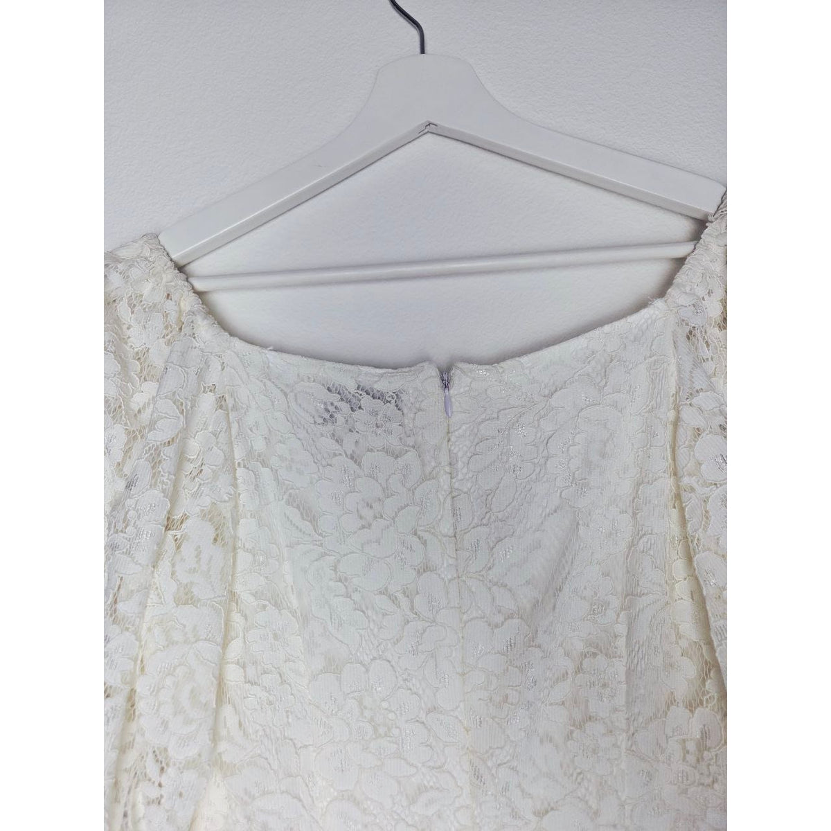 Sachin & Babi Cailyn Dress 4 Ivory White Lace Bridal Dress Courthouse Wedding Rehearsal Dinner