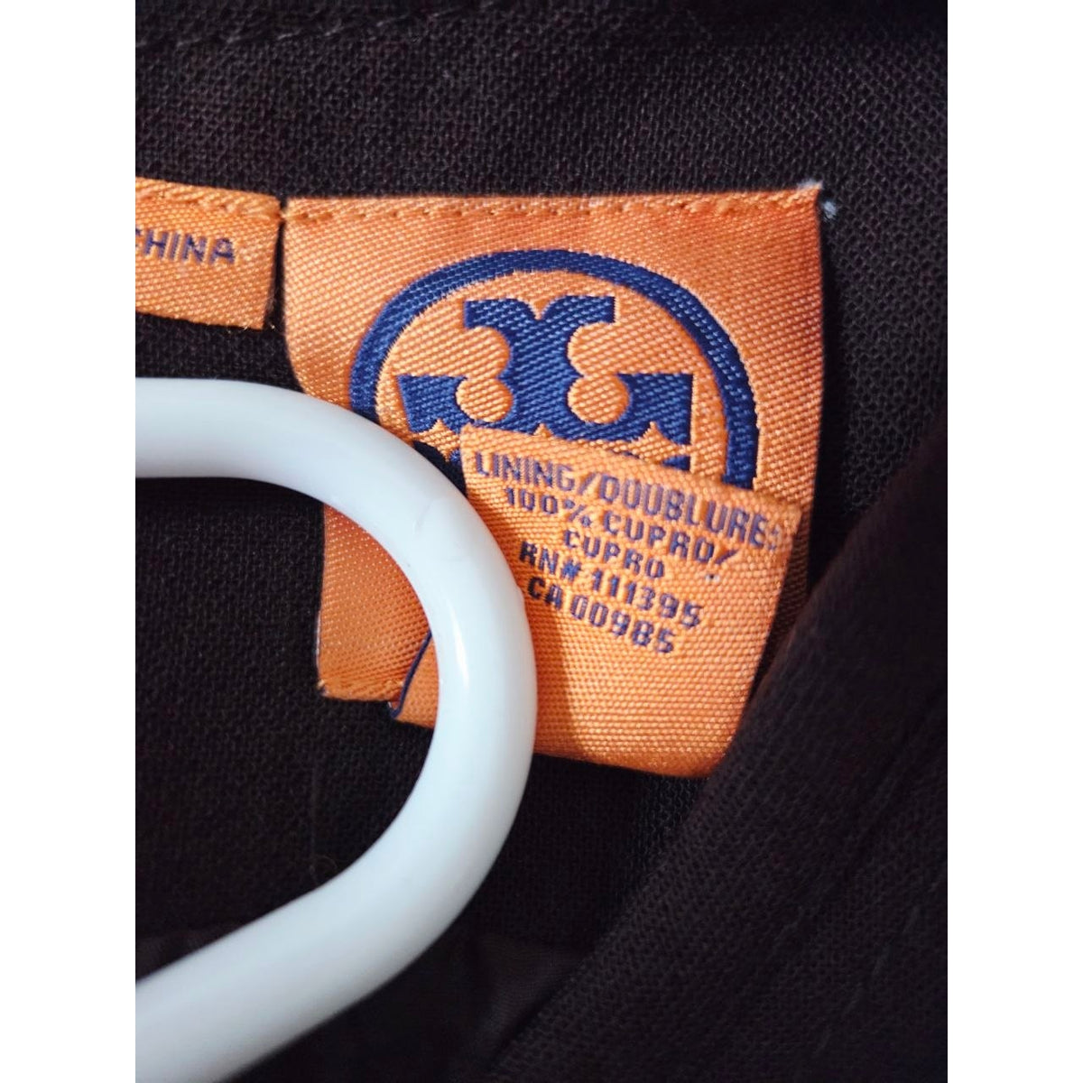 Tory Burch Wool Blend Sheath Dress 2 Small Dark Brown Sleeveless Knee Length