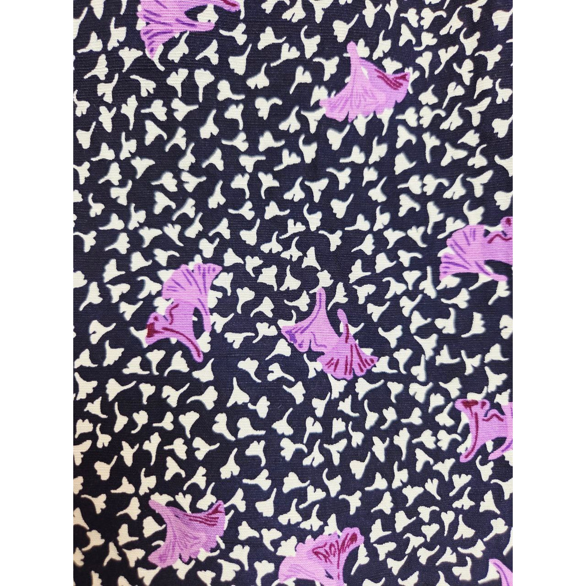 Black, white and purple floral print of Maje Rappa floral smocked mini dress