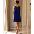 Sandro Romy Cobalt Blue Mini Dress Size 6 NWT