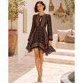 A.L.C. Vicky Silk Scarf Print Mini Dress Size 0