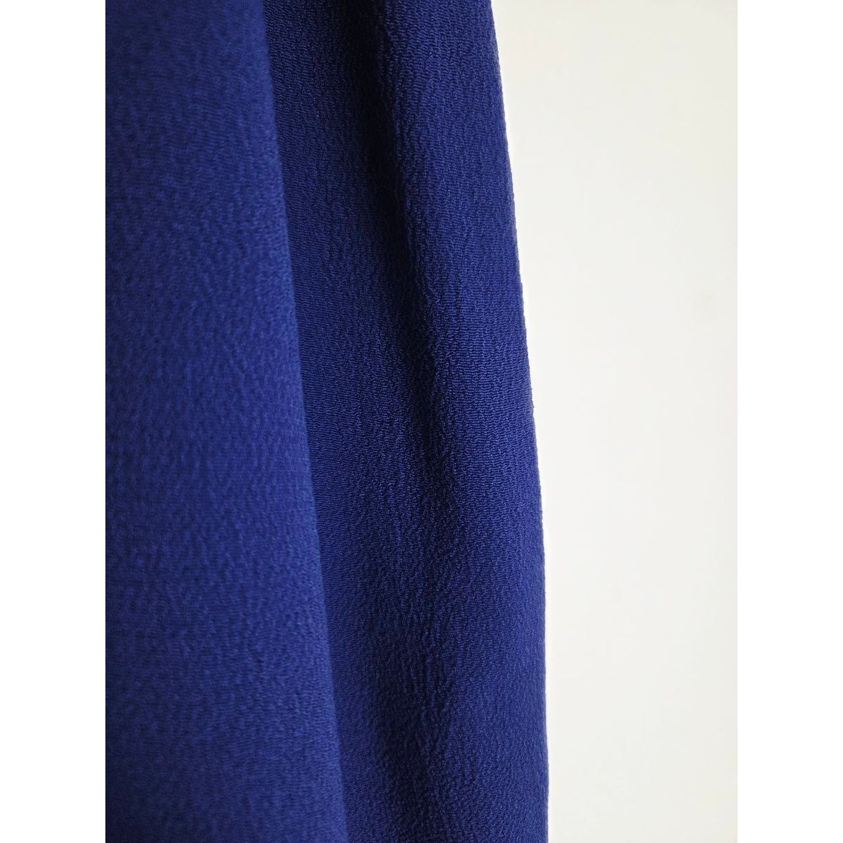 Sandro Paris Romy Dress 6 Medium Cobalt Blue Crepe Sheer Overlay Shift Layered