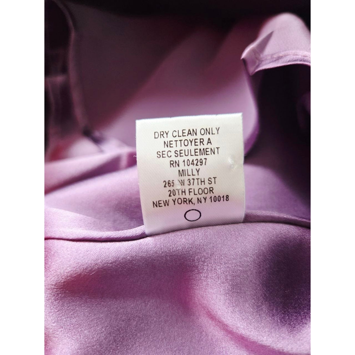 Milly Satin Cocktail Dress 2 XS Black Purple Ruffle Draped Sheath