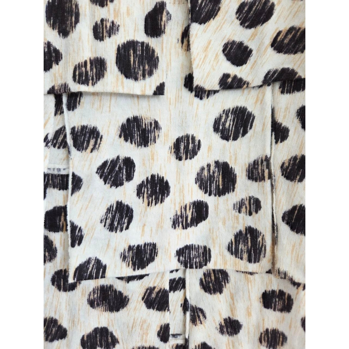 3.1 Phillip Lim Mini Dress XS Pony Print Tiered Ruffle Dress Cheetah Jersey Mini