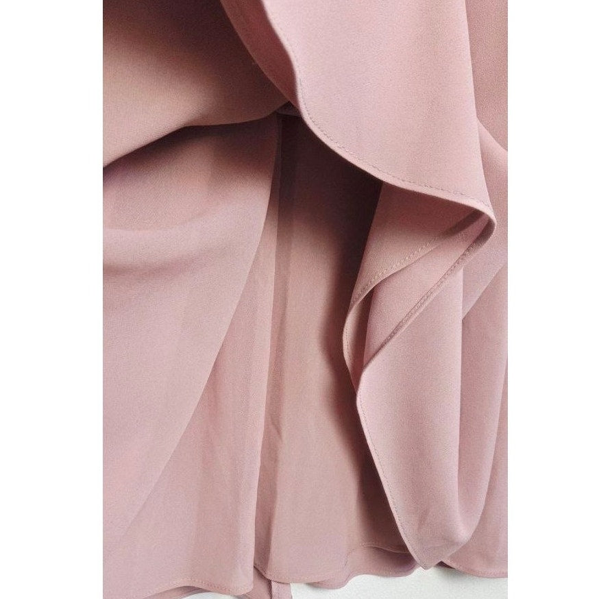Jenny Yoo Bianca Bridesmaid Dress 10 Medium Whipped Apricot Blush Pink Gown NWT
