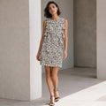 3.1 Phillip Lim Pony Print Tiered Ruffle Mini Dress XS