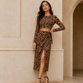Reformation Maurita Rajah Tiger Print Midi Dress Size 2