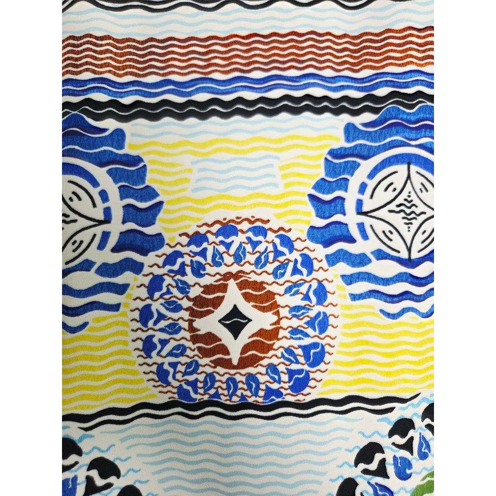 Peter Pilotto Shift Dress 6 Small Medium Sleeveless Sheath Abstract Print New
